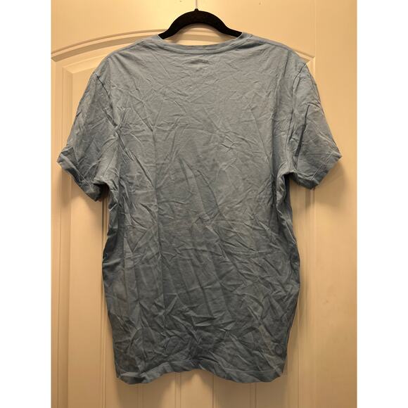 J. Crew Men’s Dog Paddle Graphic Print Crew Neck Pullover T-Shirt Size L Blue - Picture 4 of 4